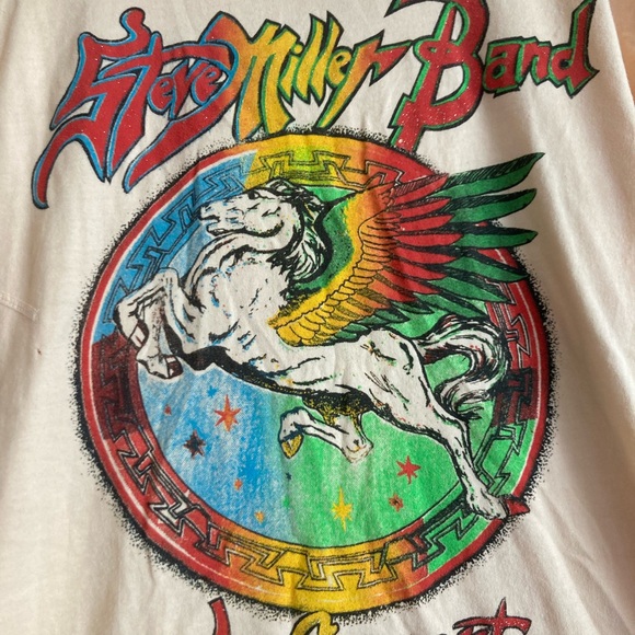 Steven Miller Band in Concert Unisex Sun Bleach Tee - Picture 7 of 9